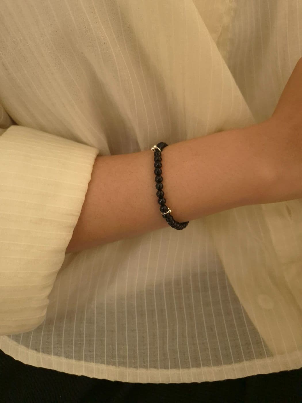 Silver 925 Handmade Gemstone Bracelet B260470520 - 이미지 1