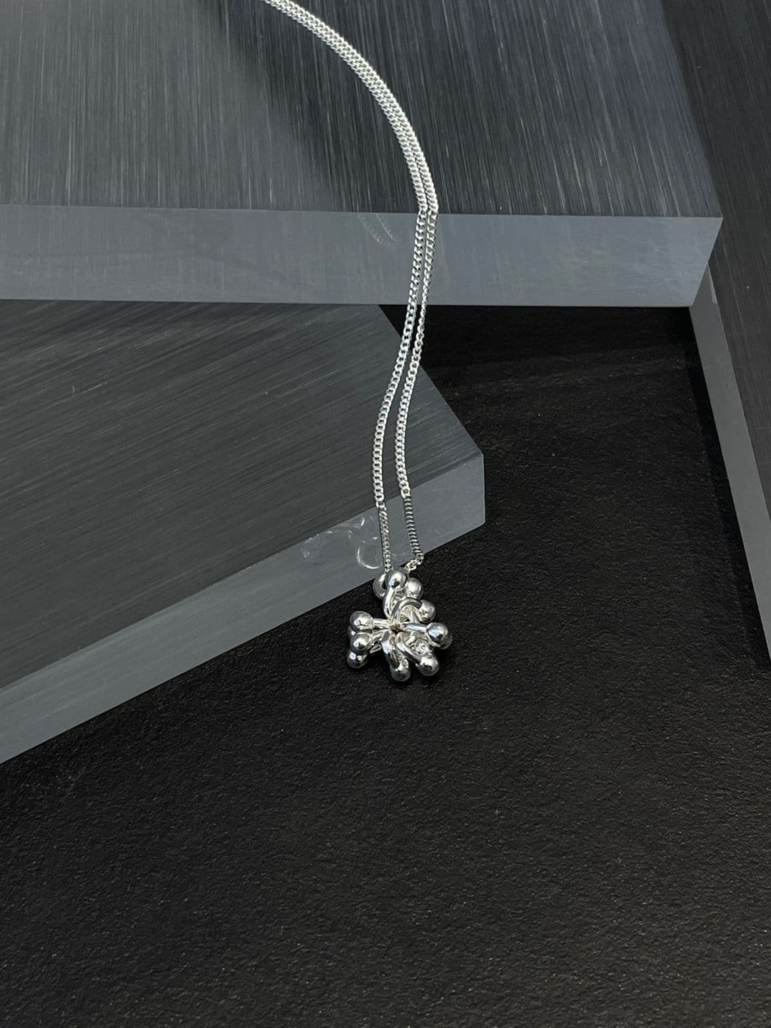 Silver 925 Small Grape Cluster 40-70cm Necklace N260415278 - 이미지 5