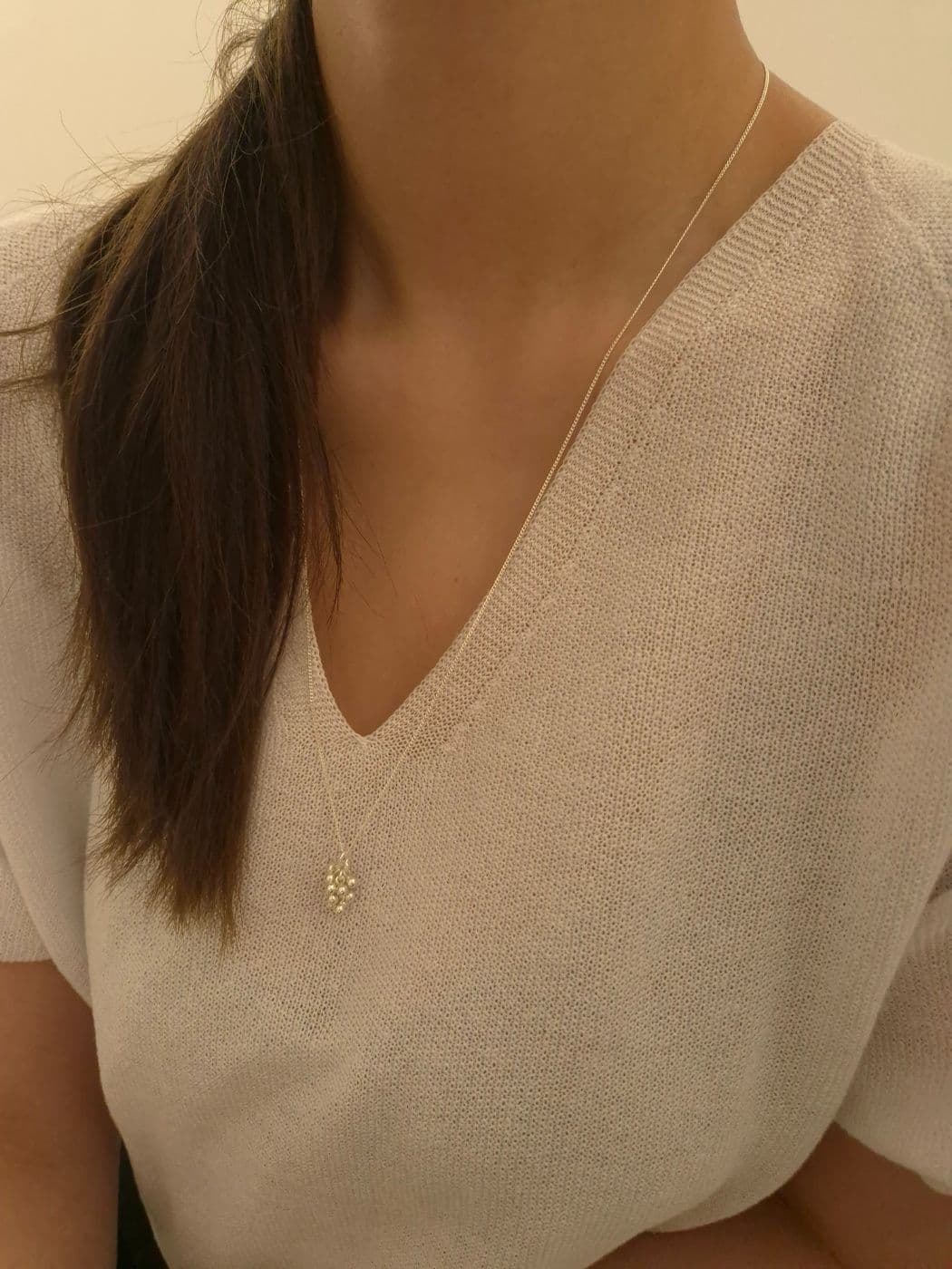 Silver 925 Big Grape Cluster 40-70cm Necklace N260427493 - 이미지 5
