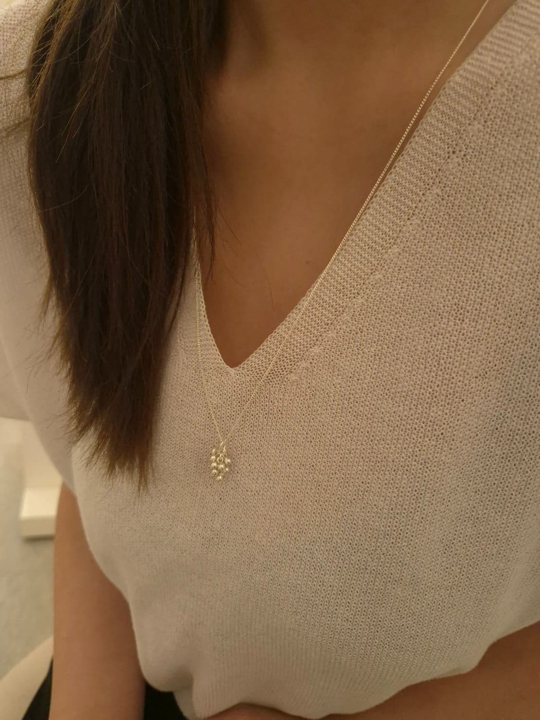 Silver 925 Big Grape Cluster 40-70cm Necklace N260427493 - 이미지 2