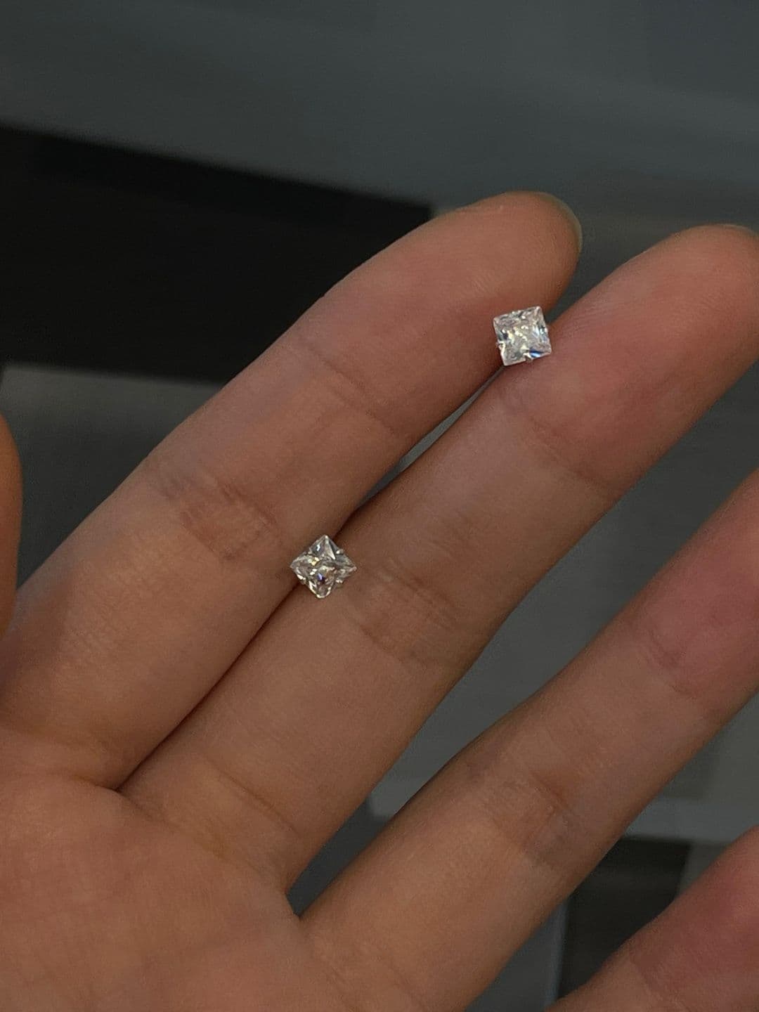 Silver 925 Classic Square Cubic Piercing P231069771 - 이미지 6
