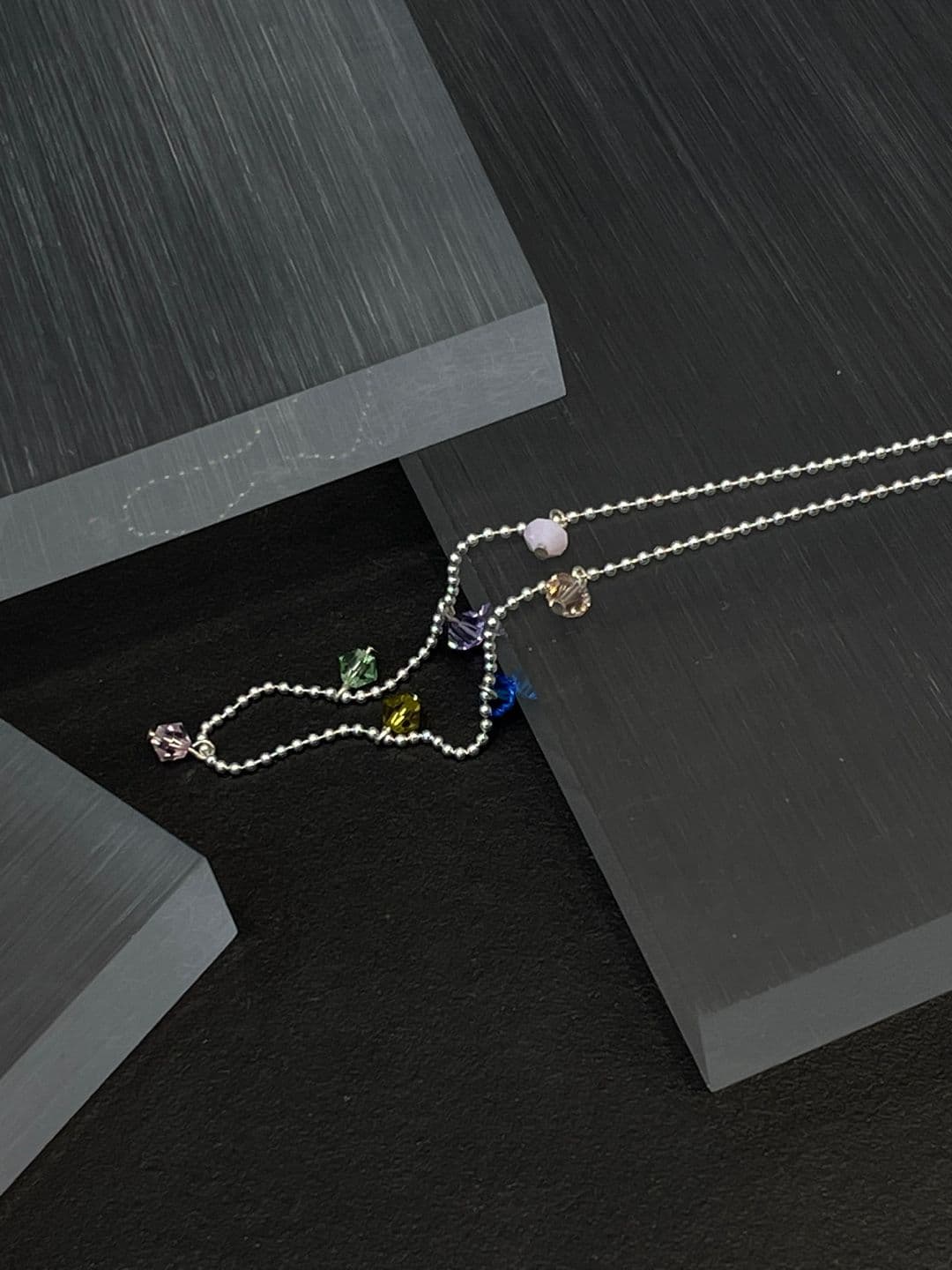 Silver 925 Swarovski Cubic Necklace N250220488 - 이미지 6