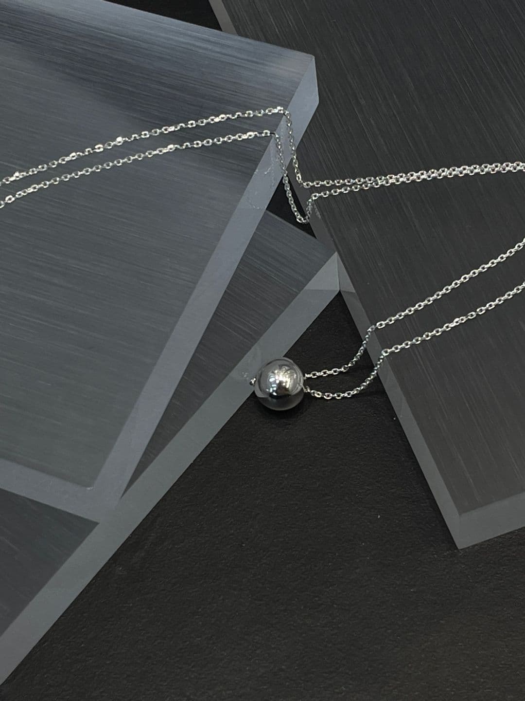Silver 925 10mm Silver Ball 60cm Necklace N241195636 - 이미지 7