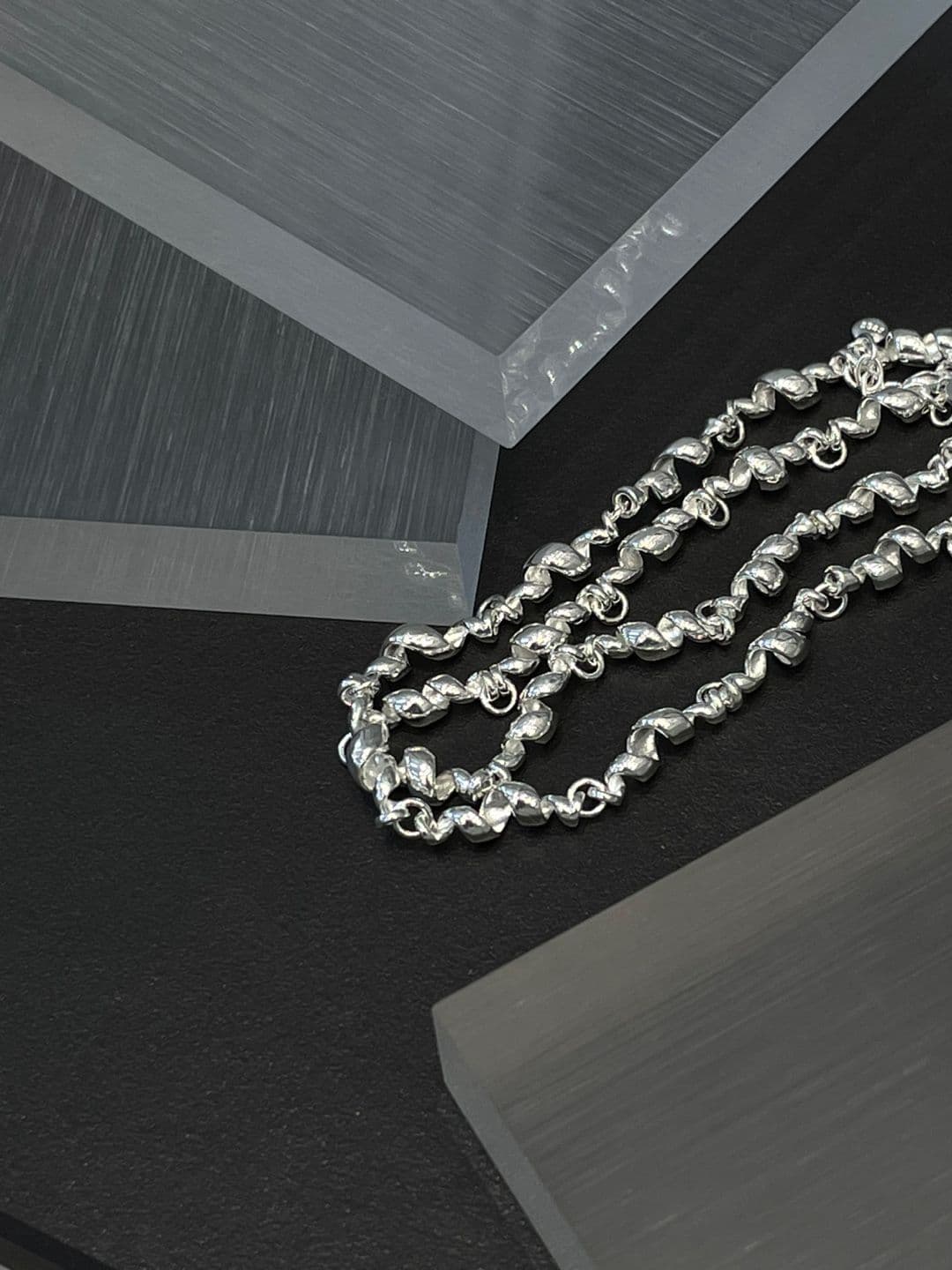 Silver 925 Twist Big Chain 34cm Necklace N260569914 - 이미지 7