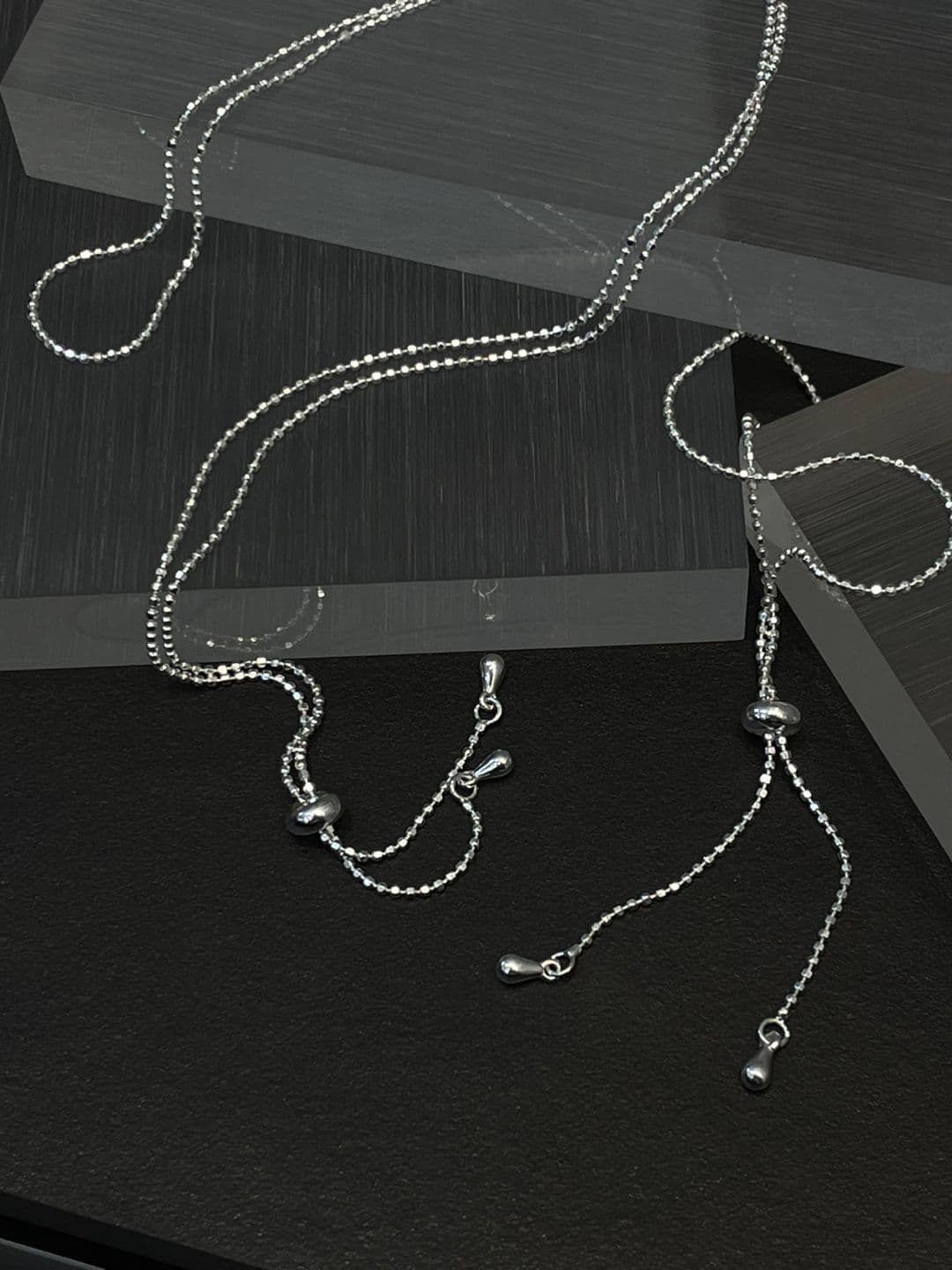 Silver 925 Silver Ball Slide Bracelet B231081571 - 이미지 8
