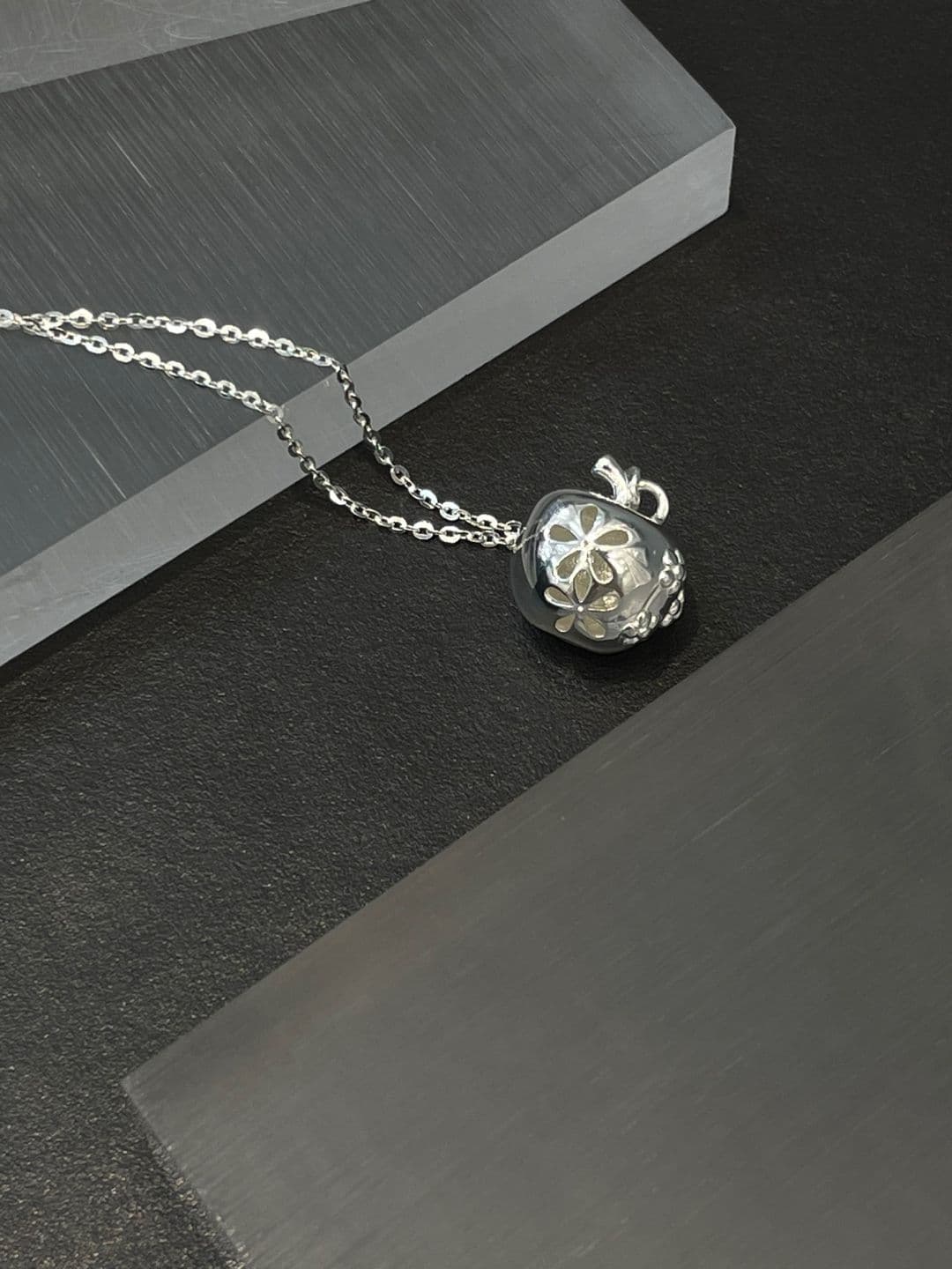 Silver 925 40-70cm Apple Flower Pendant Necklace N260544997 - 이미지 11
