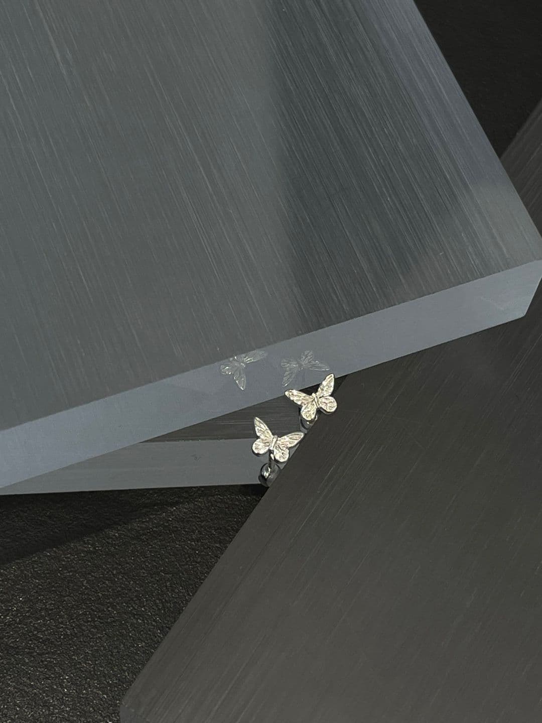 Silver 952 Butterfly Piercing P211248168 - 이미지 2