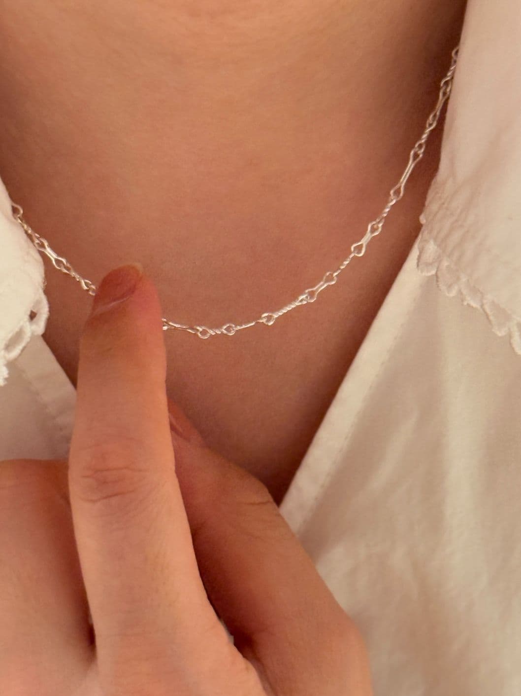 Twist necklace N260471361 with Silver 925 body - 이미지 1
