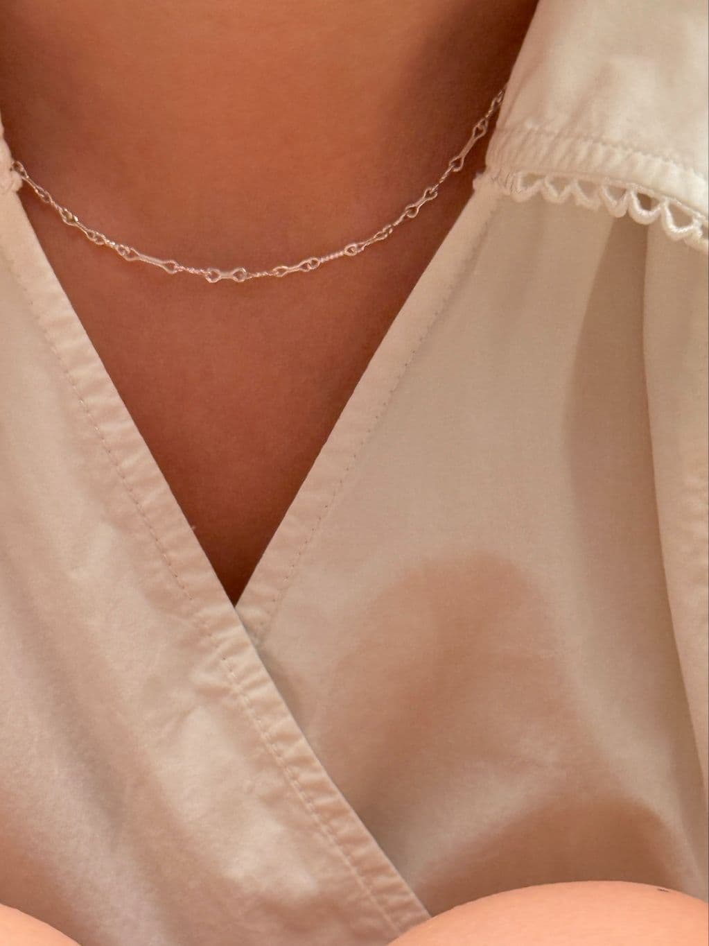 Twist necklace N260471361 with Silver 925 body - 이미지 3