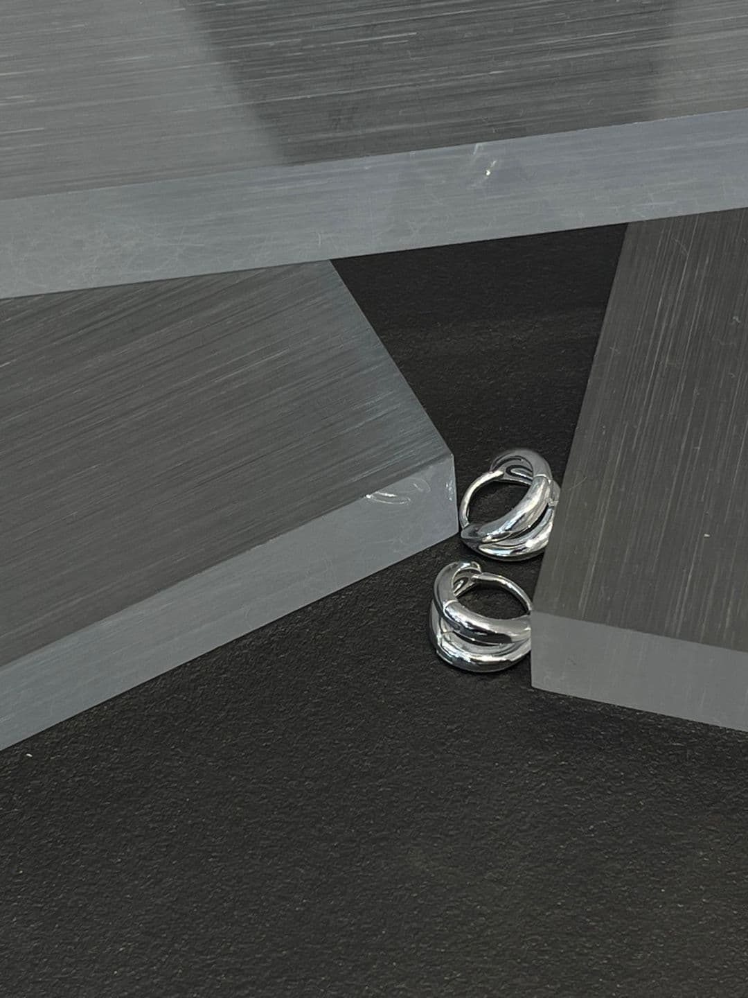 Silver 925 10mm Double One-Touch Earrings E220946817 - 이미지 7