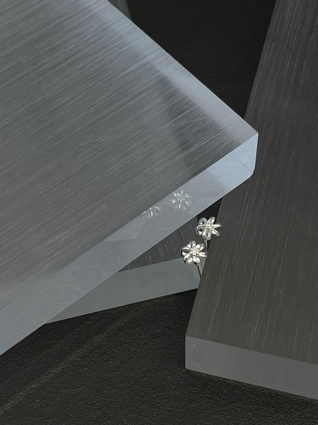 Silver 925 Small Flower Post Earrings E230788970 - 이미지 7