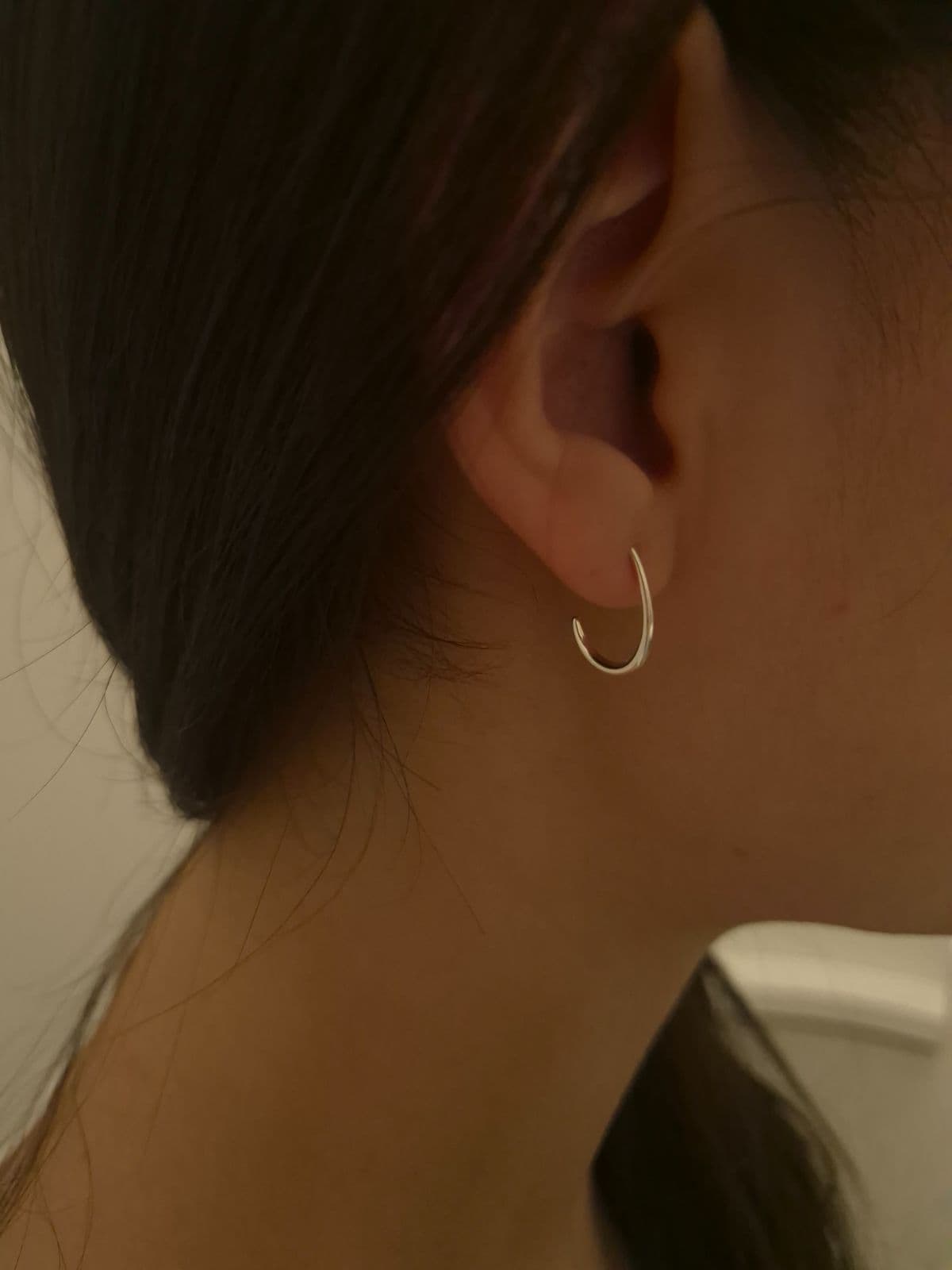 Silver 925 Round Hook Earrings E230684565 - 이미지 2