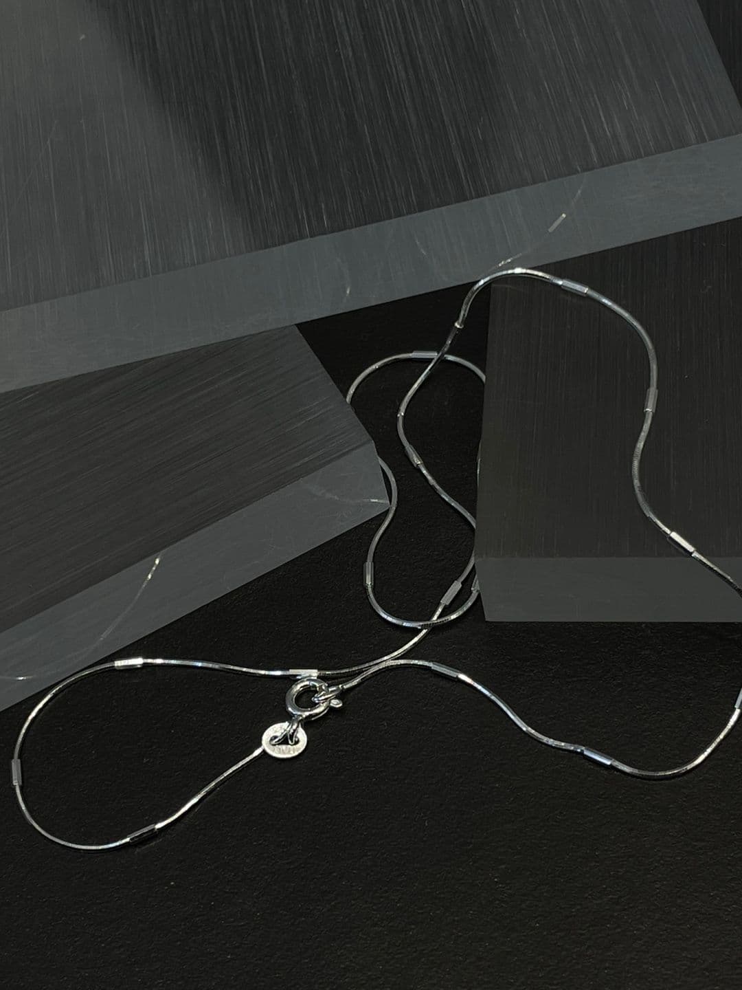 Silver 925 Stick Snake Chain Necklace N260603604 - 이미지 10