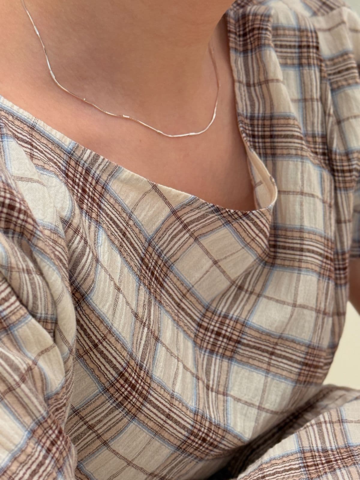 Silver 925 Stick Snake Chain Necklace N260603604 - 이미지 8