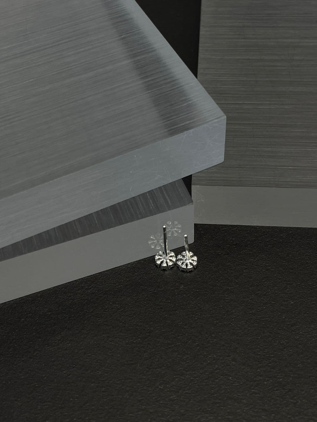 Silver 925 Snowflake Cubic Earrings Piercing P260555233 - 이미지 10