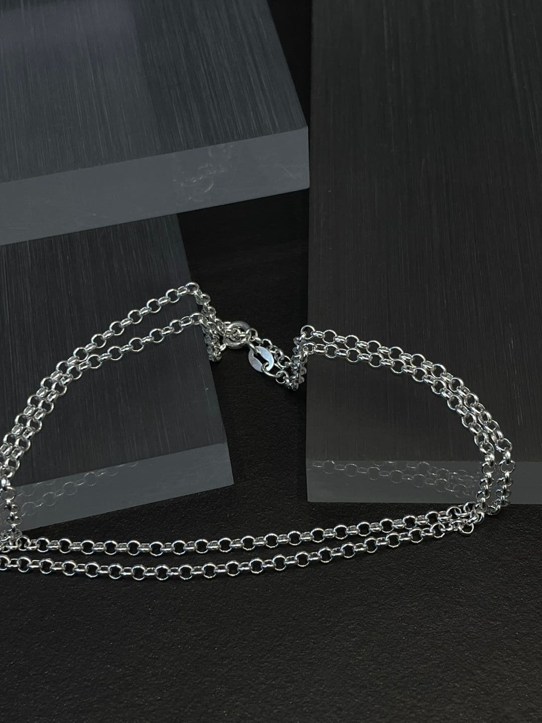 Silver 925 2.5mm Circle Chain Necklace N260607302 - 이미지 7