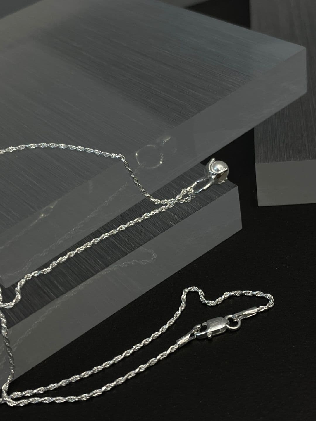 Silver 925 Pearl Tray Pendant 45cm Necklace N260662922 - 이미지 6