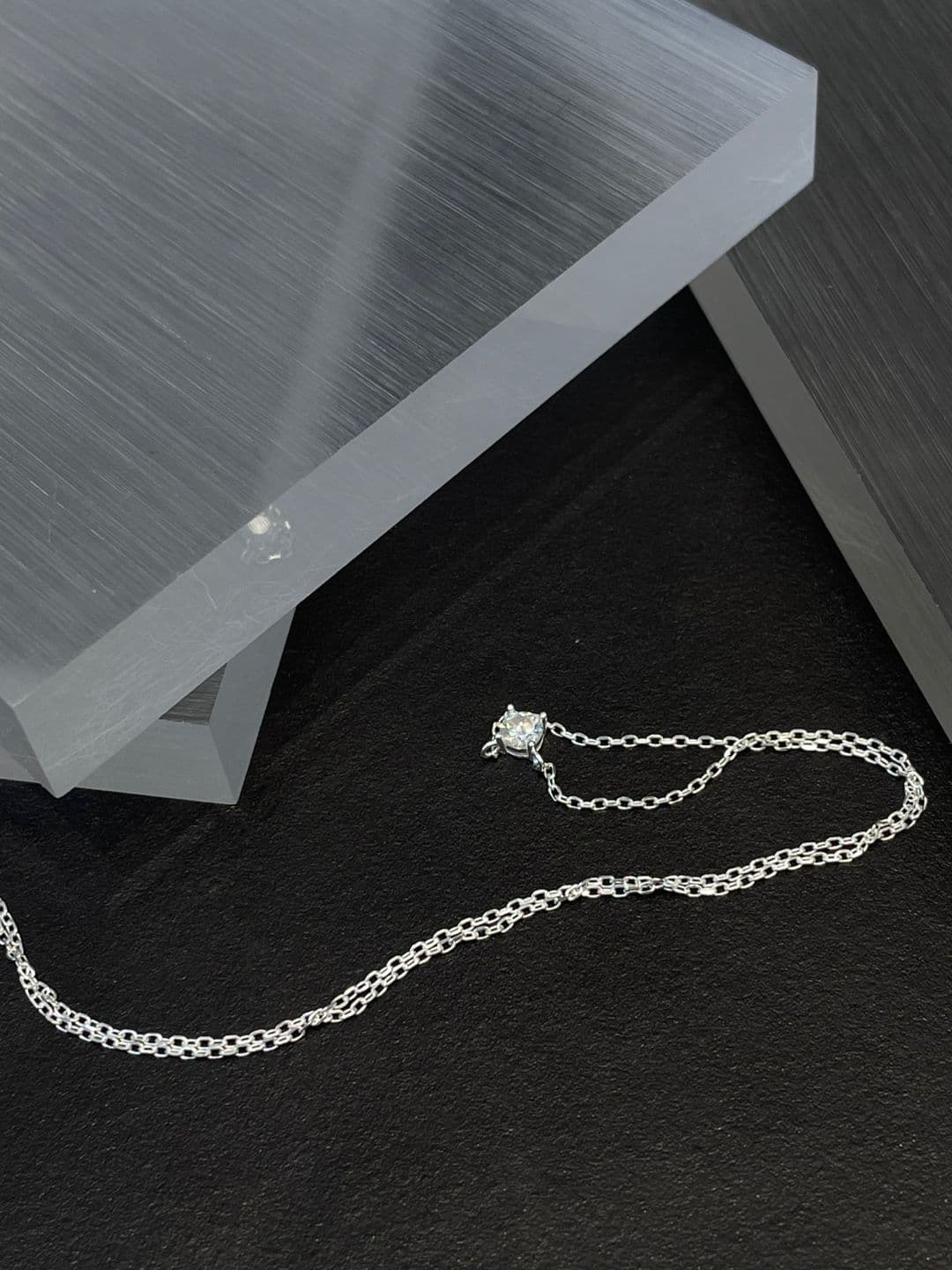 Silver 925 4mm Moissanite Necklace N260655295 - 이미지 7
