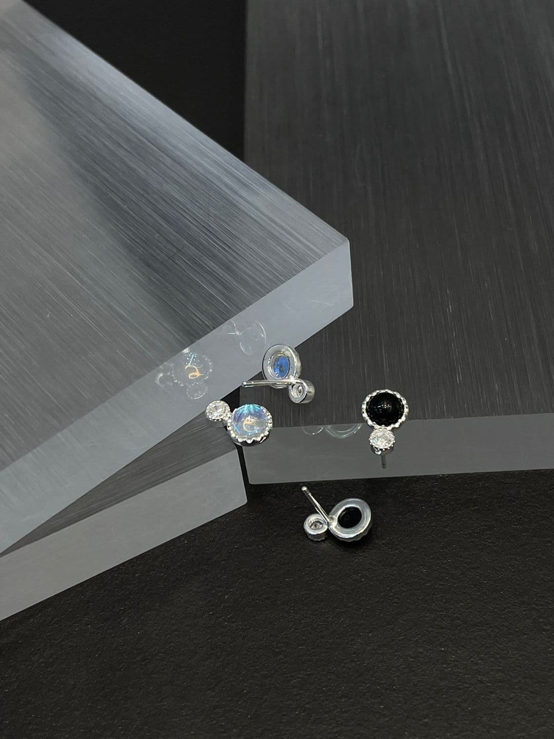 Silver 925 Aurora Cubic Post Earrings E260709198 - 이미지 9
