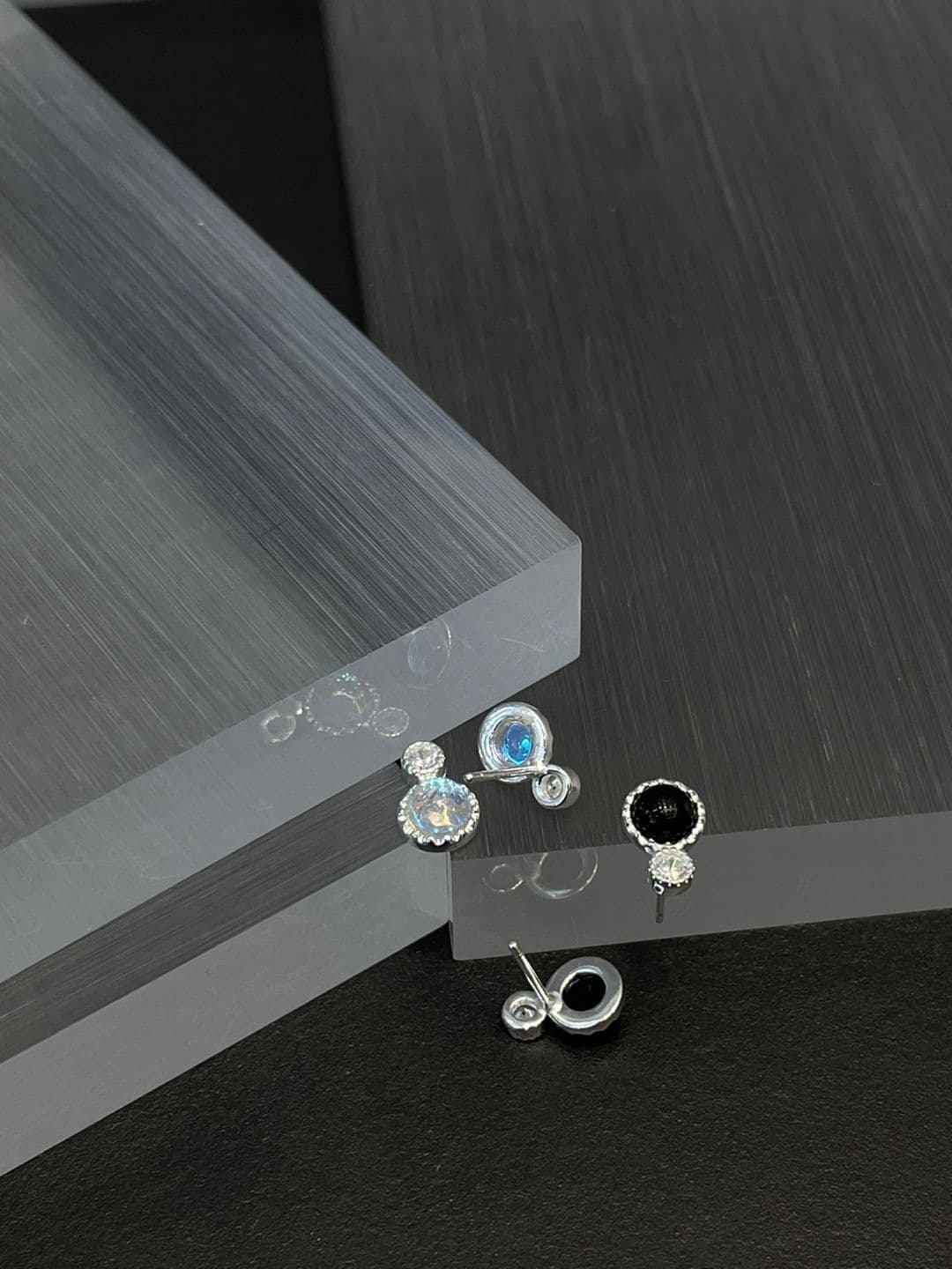 Silver 925 Aurora Cubic Post Earrings E260709198 - 이미지 7