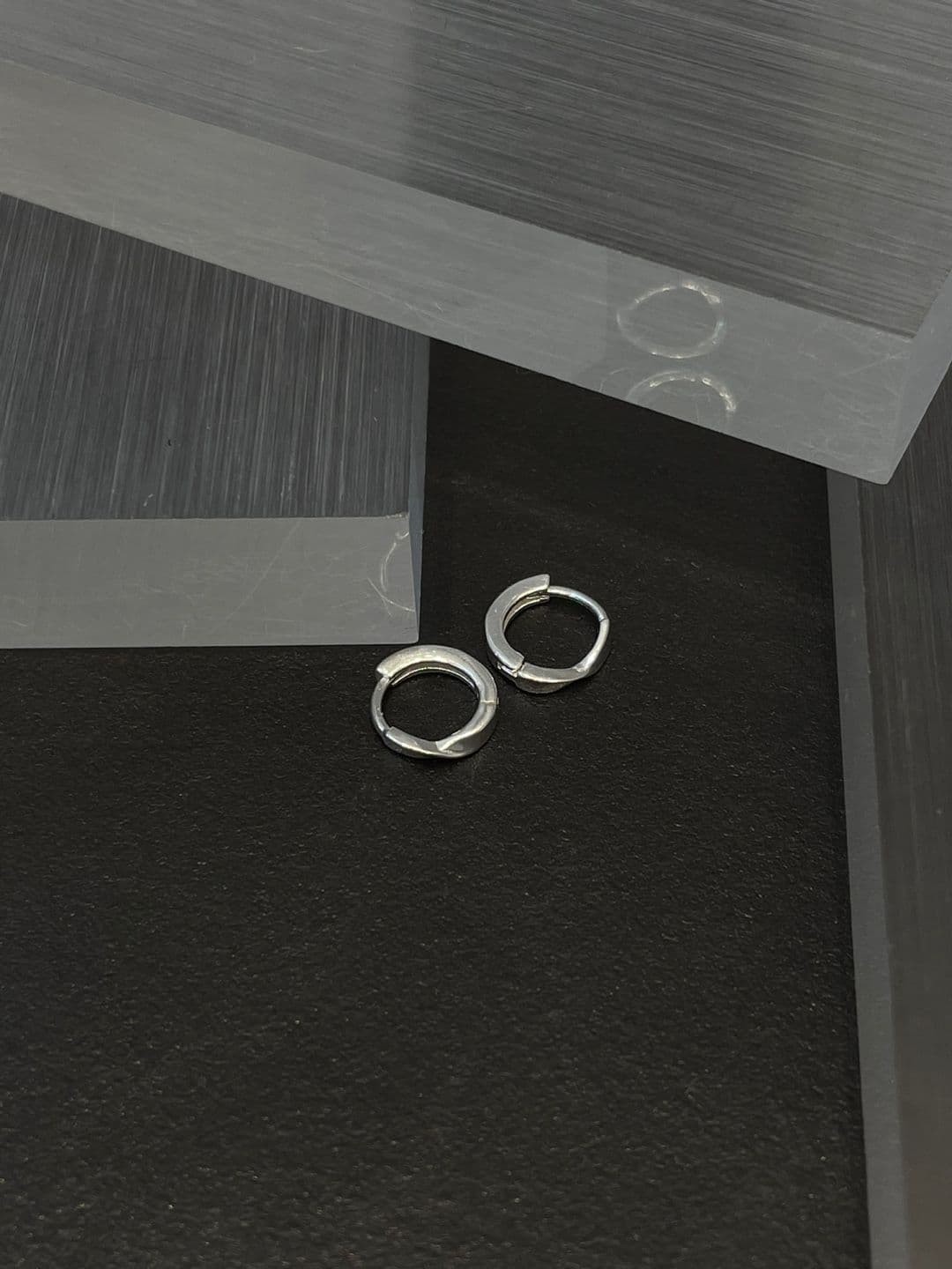 Silver 925 One-Touch Twist Earrings E260724472 - 이미지 4