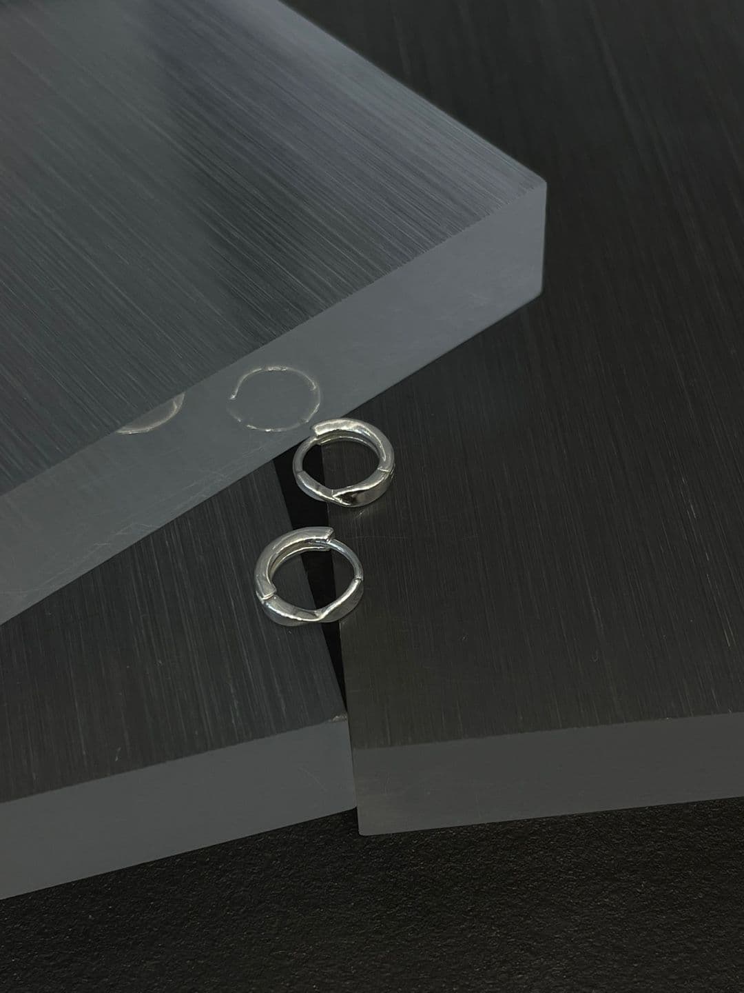 Silver 925 One-Touch Twist Earrings E260724472 - 이미지 5