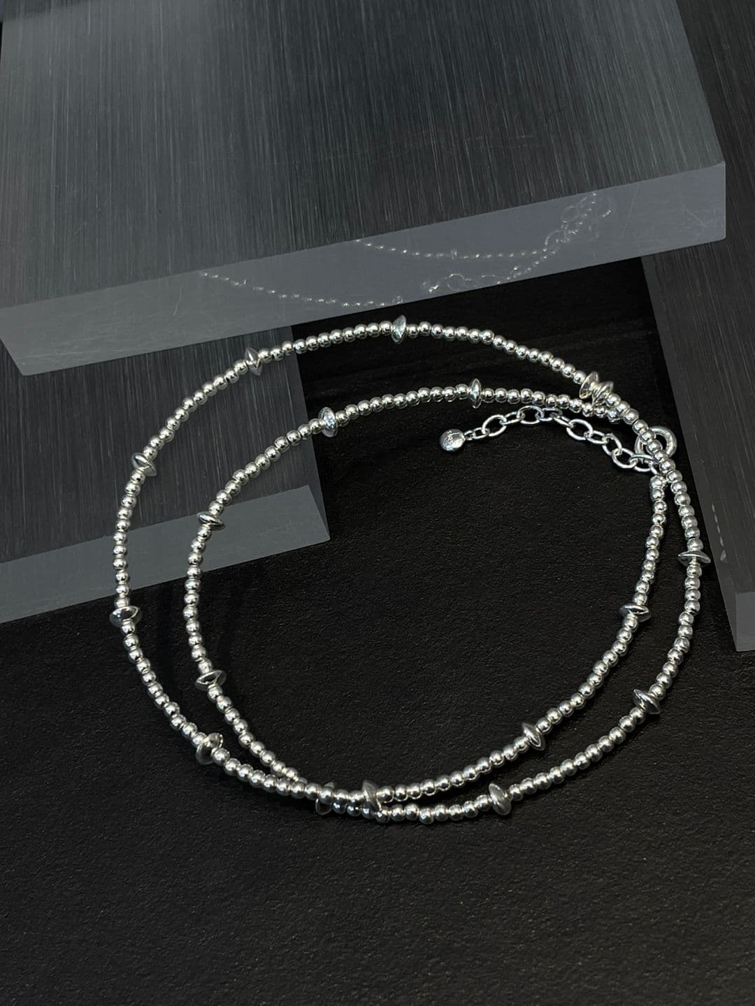 Silver 925 Classic Silver Ball Necklace N260778860 - 이미지 8