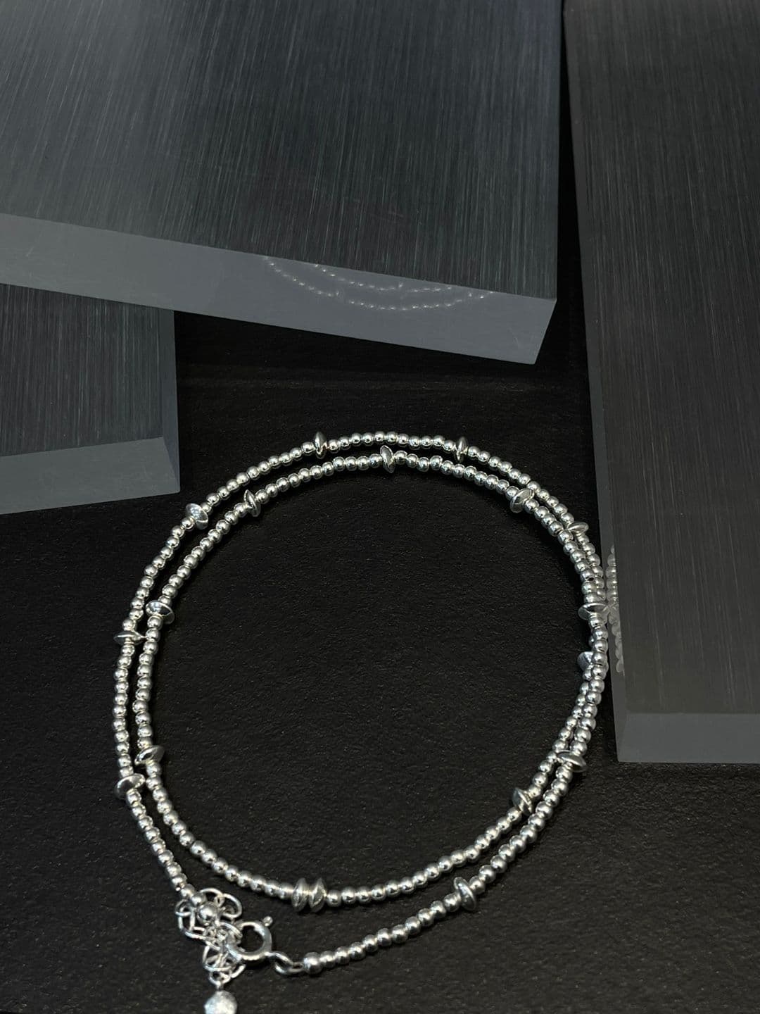 Silver 925 Classic Silver Ball Necklace N260778860 - 이미지 6
