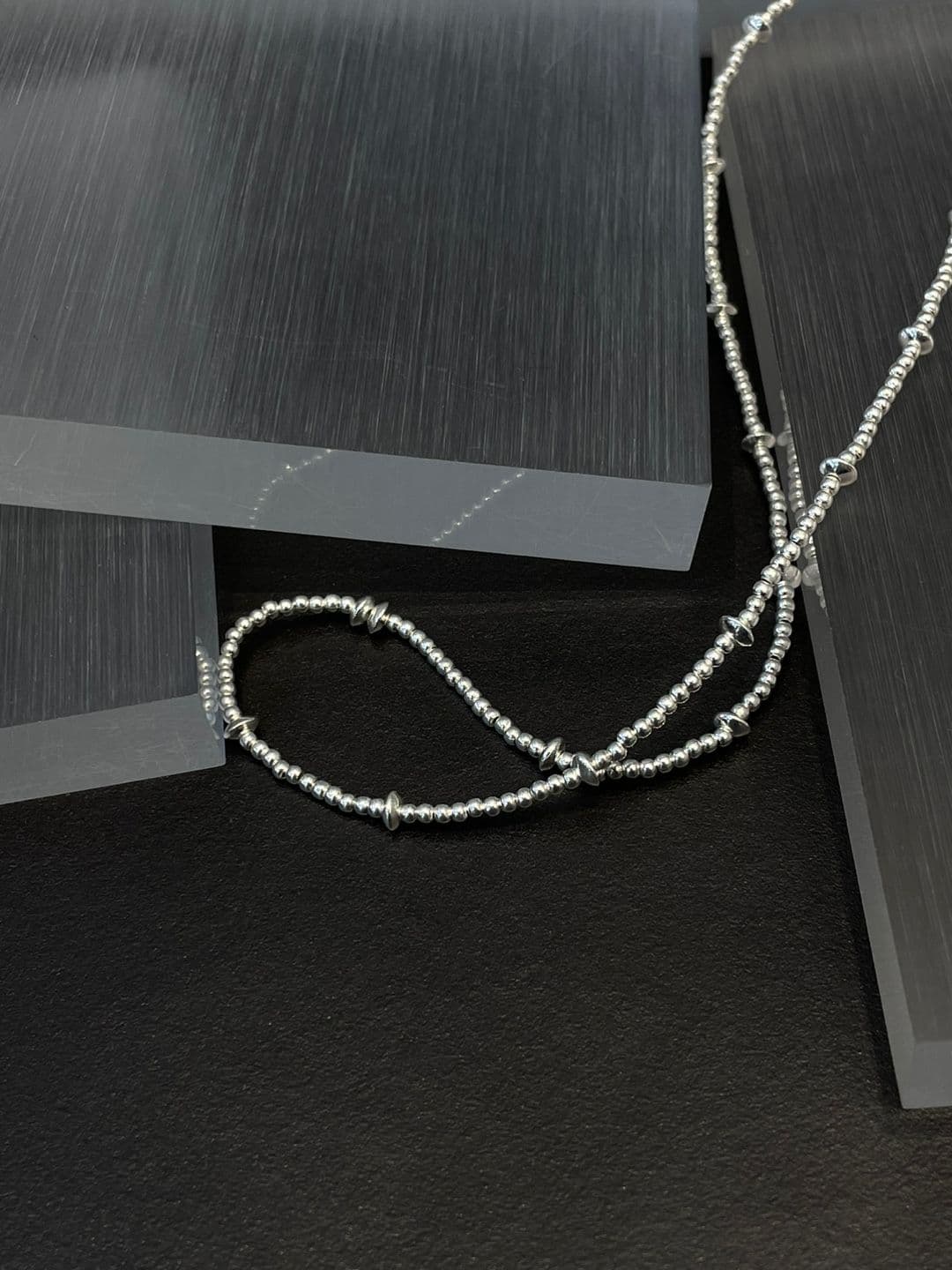 Silver 925 Classic Silver Ball Necklace N260778860 - 이미지 5