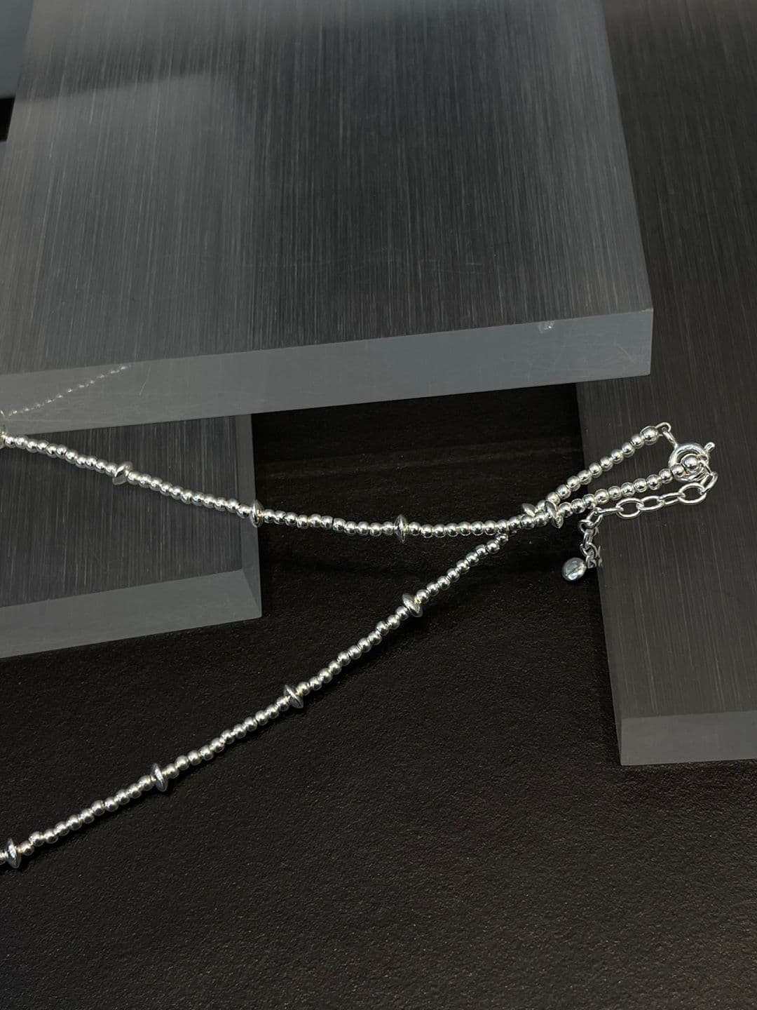 Silver 925 Classic Silver Ball Necklace N260778860 - 이미지 4
