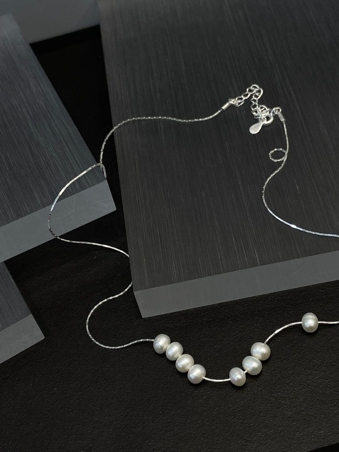 Silver 925 Freshwater Pearl Necklace N231222921 - 이미지 8