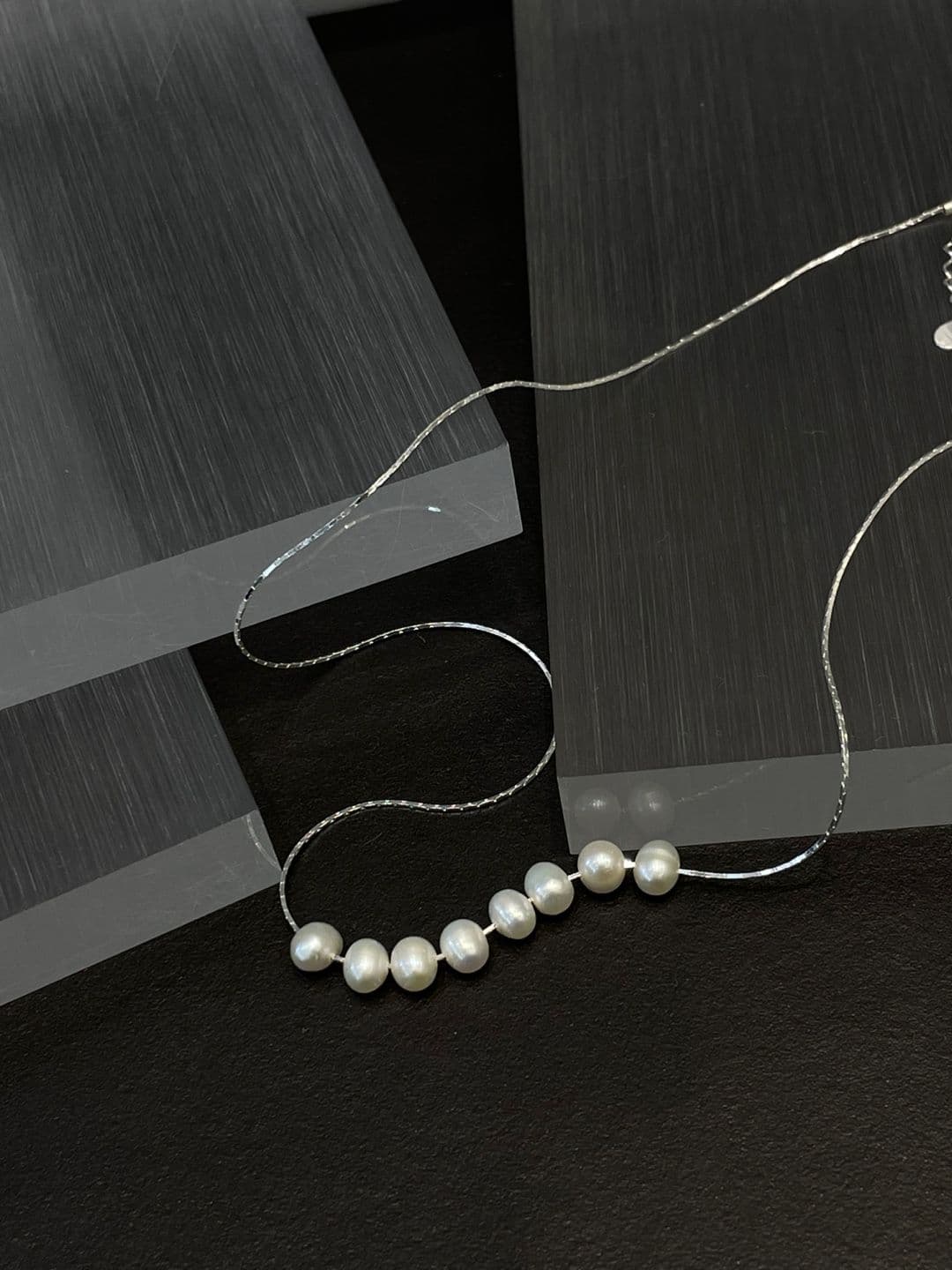 Silver 925 Freshwater Pearl Necklace N231222921 - 이미지 7