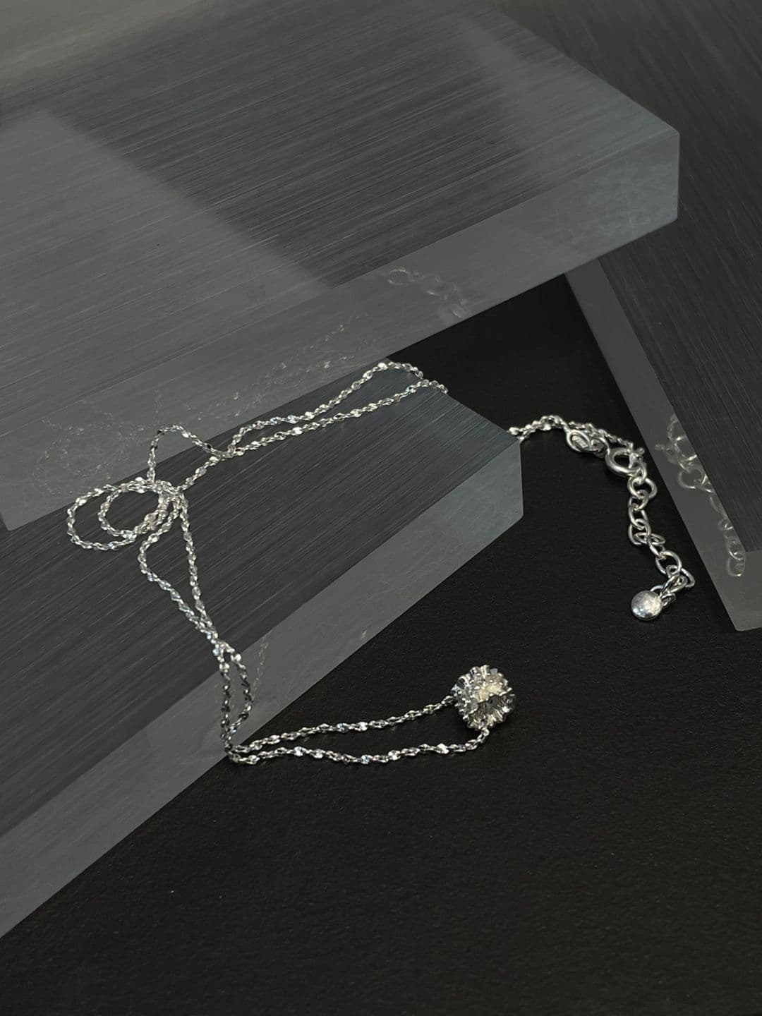 Silver 925 Cog Pendant Cutting Chain Necklace N260788280 - 이미지 5