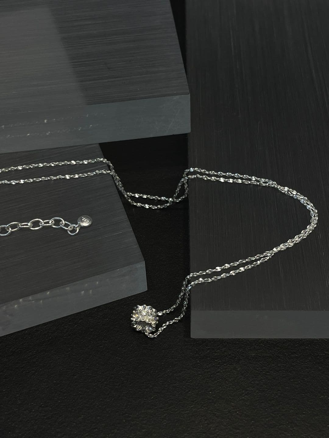 Silver 925 Cog Pendant Cutting Chain Necklace N260788280 - 이미지 6