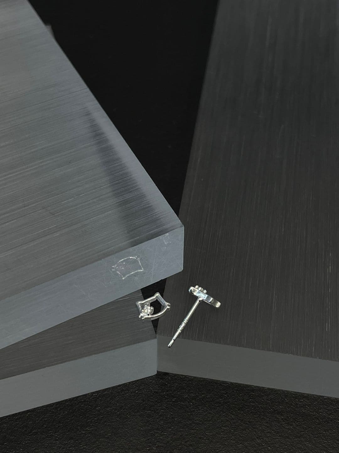 Silver 925 Cat Cubic Post Earrings E260772033 - 이미지 8