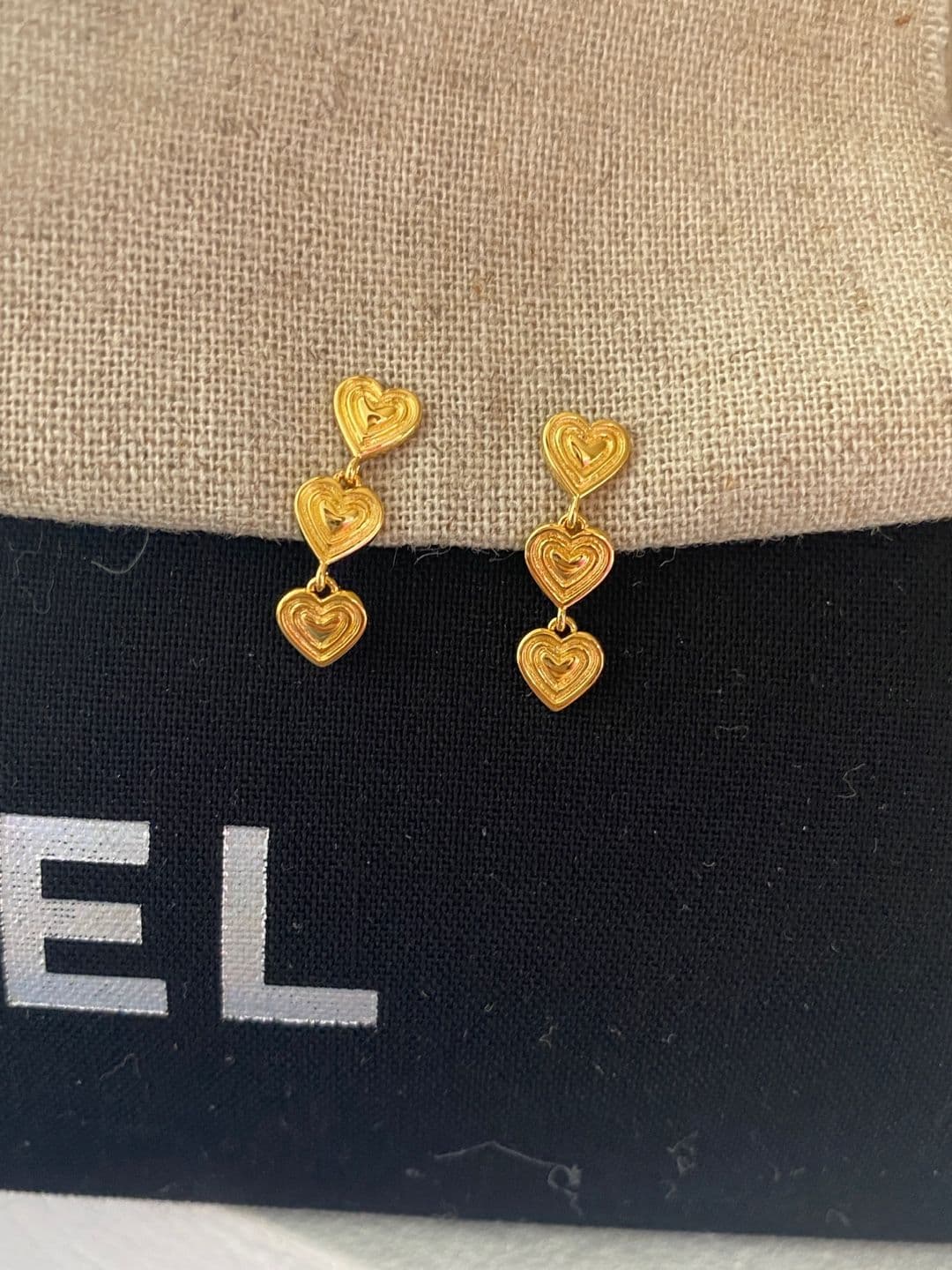 Silver 925 Heart Dangle Post Earrings E230214753 - 이미지 4