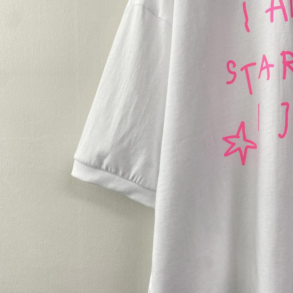 AM Printed T-shirt (New Short Sleeve T-shirt Summer Boxy T-shirt Basic T-shirt Cotton T-shirt Printed T-shirt) - 이미지 8
