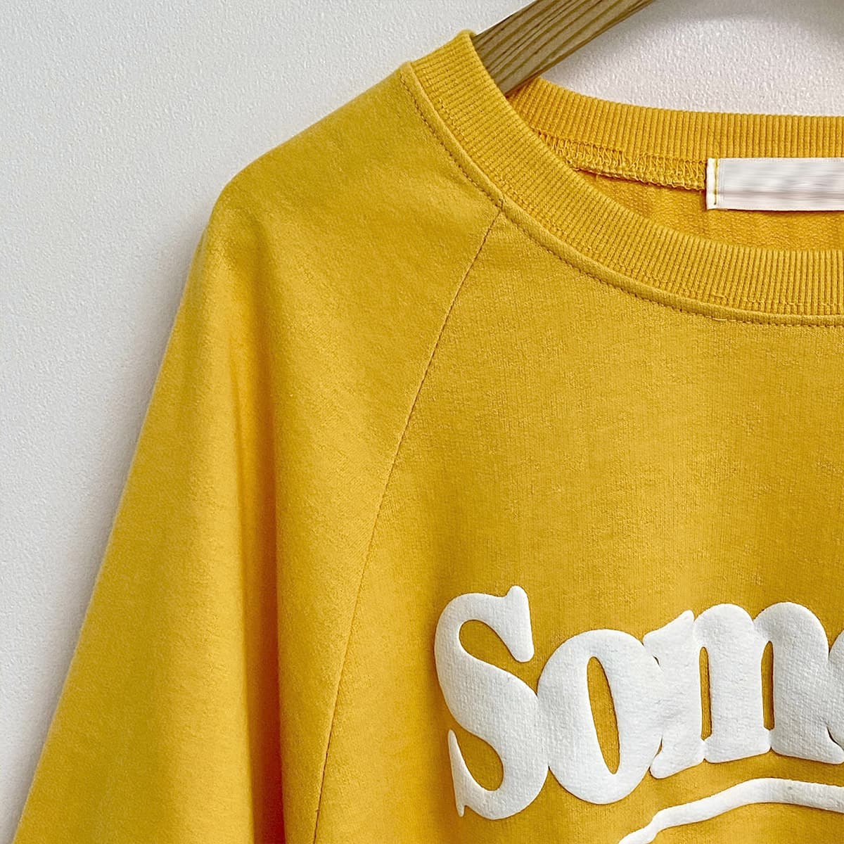 Puff Crop T-shirt (New Arrival Short Sleeve Summer Raglan Boxy Crop Top Puff Print) - 이미지 9