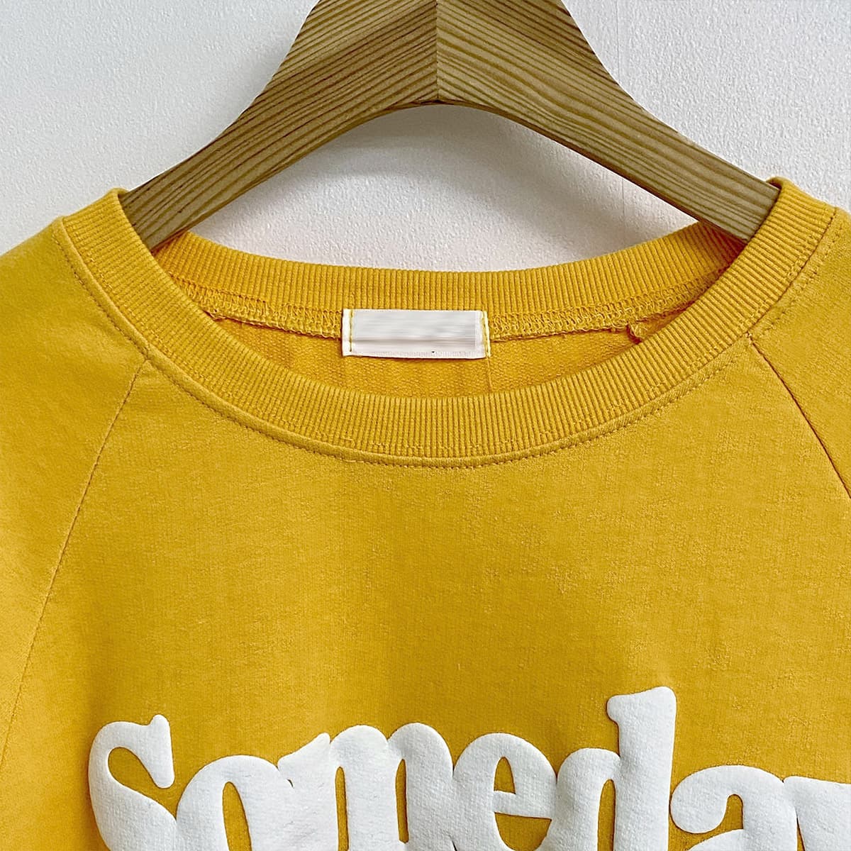 Puff Crop T-shirt (New Arrival Short Sleeve Summer Raglan Boxy Crop Top Puff Print) - 이미지 8