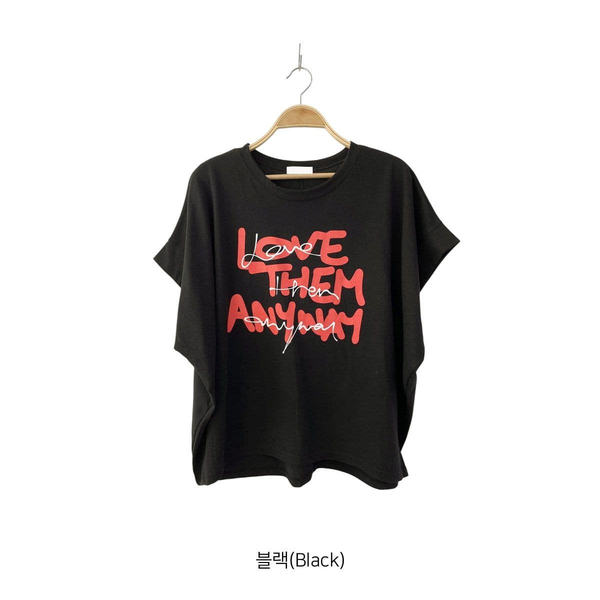 Oversized Single T-shirt (New Arrival Short Sleeve T-shirt Boxy T-shirt Oversized Loose Fit Cotton T-shirt) - 이미지 17