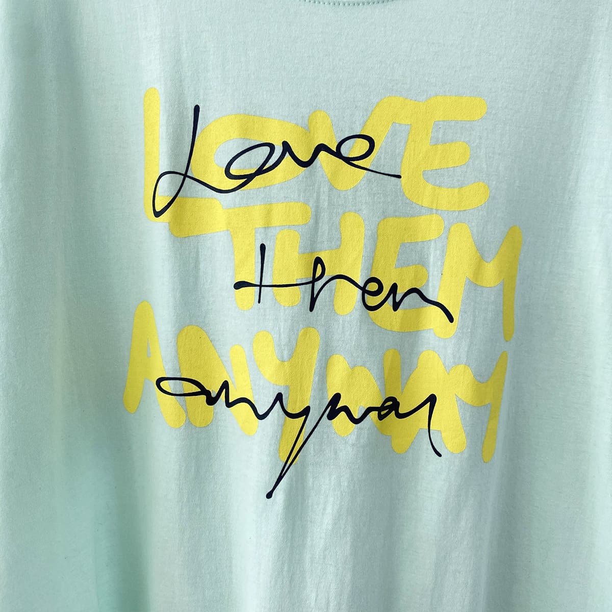Oversized Single T-shirt (New Arrival Short Sleeve T-shirt Boxy T-shirt Oversized Loose Fit Cotton T-shirt) - 이미지 12