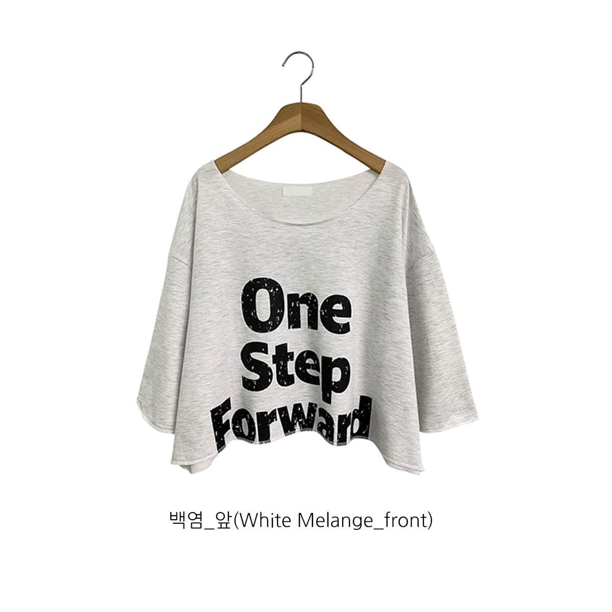 One-Step Cutting T-Shirt (New Summer Short Sleeve T-Shirt Crop T-Shirt Printed T-Shirt Boxy T-Shirt) - 이미지 12