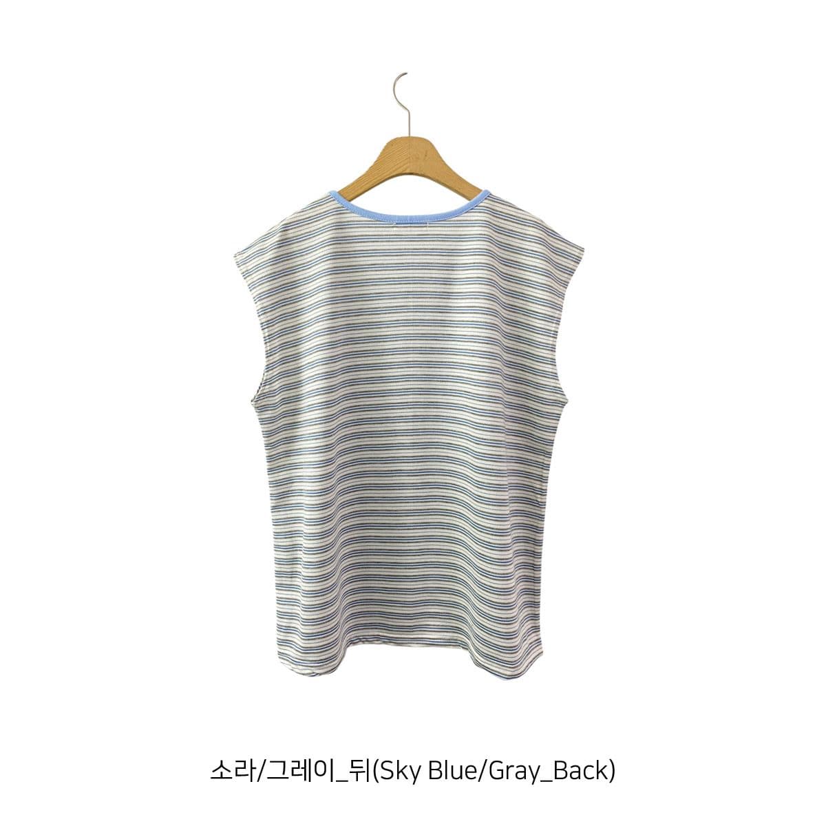 Dream Sleeveless (New Summer Sleeveless Layered Sleeveless Top Striped Boxy Sleeveless) - 이미지 14