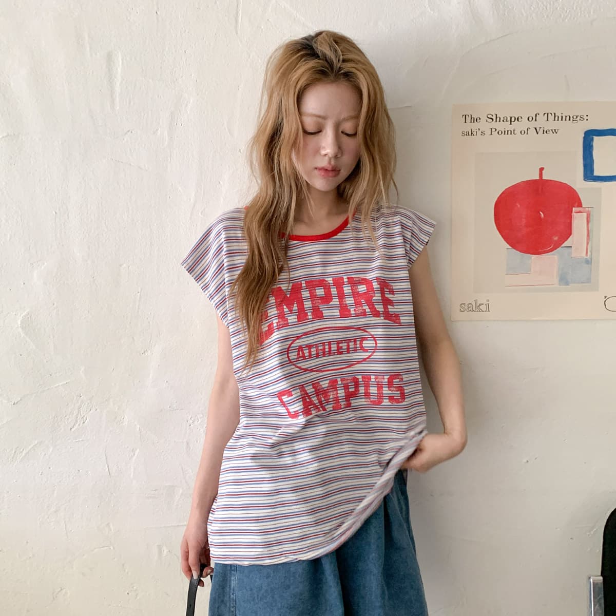 Dream Sleeveless (New Summer Sleeveless Layered Sleeveless Top Striped Boxy Sleeveless) - 이미지 4
