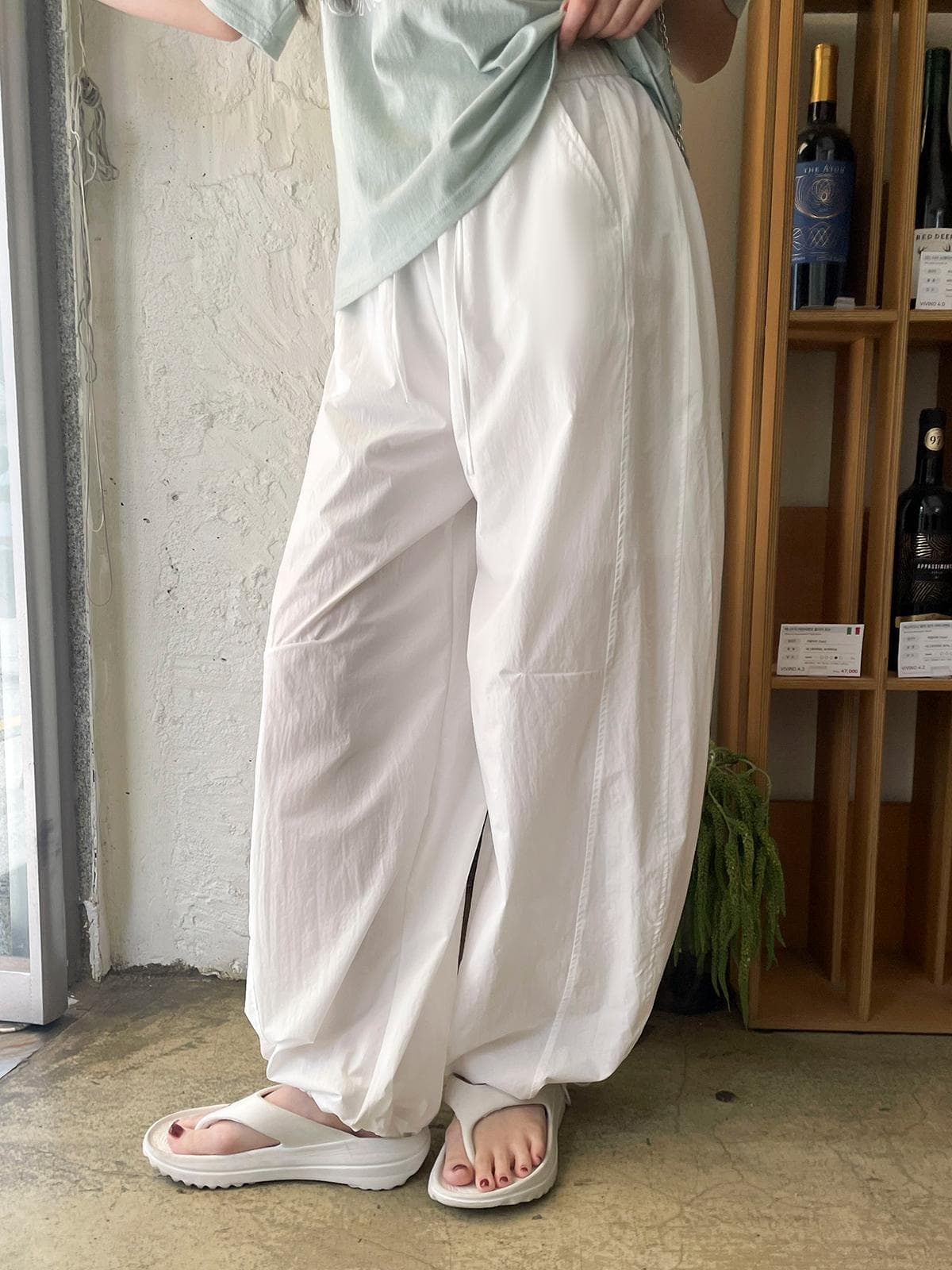 Airy Balloon Pants (New Wide Pants Balloon PT Crisp Cooling Cotton Pants Crisp) - 이미지 6