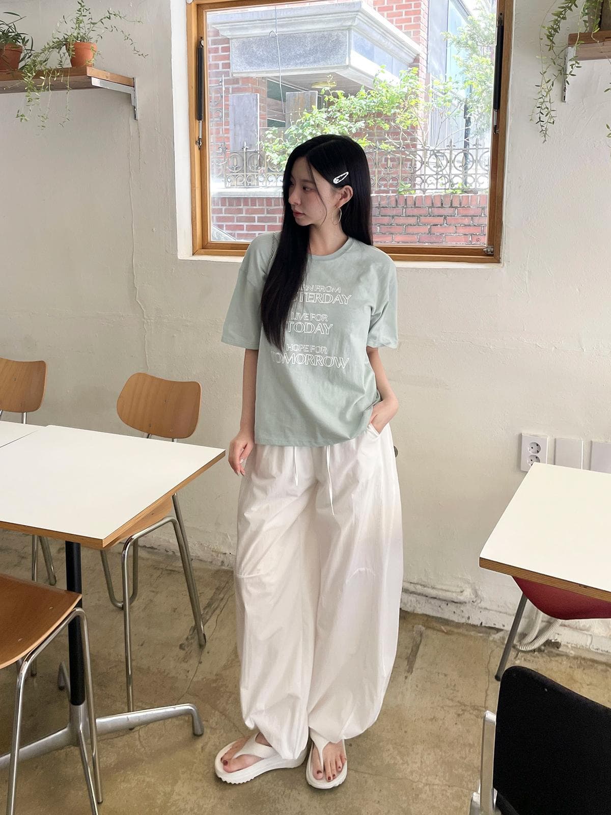 Airy Balloon Pants (New Wide Pants Balloon PT Crisp Cooling Cotton Pants Crisp) - 이미지 11