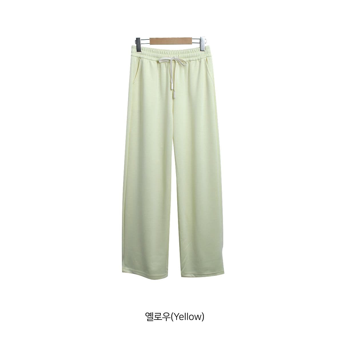 Pastel Wide-leg Pants (New Flowy Pants, Wide Pants, Straight Wide Pants, Elastic Waist Pants) - 이미지 8