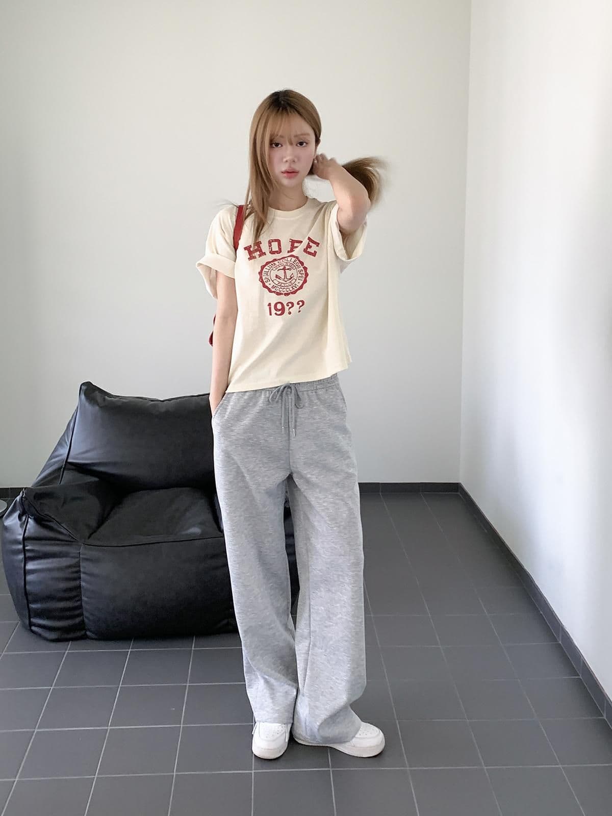 Pastel Wide-leg Pants (New Flowy Pants, Wide Pants, Straight Wide Pants, Elastic Waist Pants) - 이미지 7
