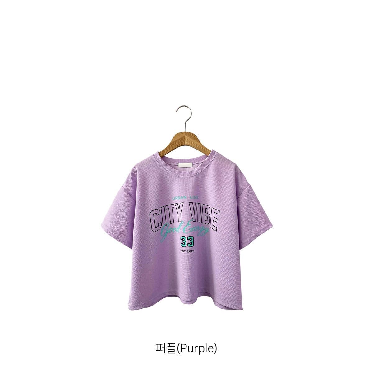 Waffle Print T-shirt (New Summer Short Sleeve T-shirt, Crop Top, Casual Print T-shirt) - 이미지 10