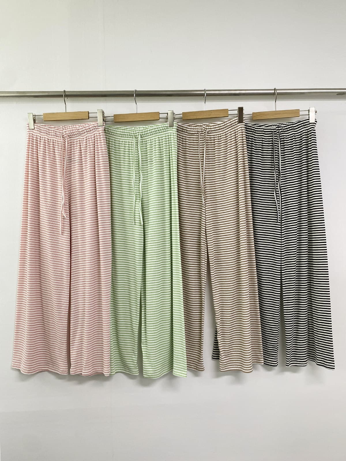 Cocktail Striped Pants (New Summer Elastic Pants Cool Pants Striped) - 이미지 6